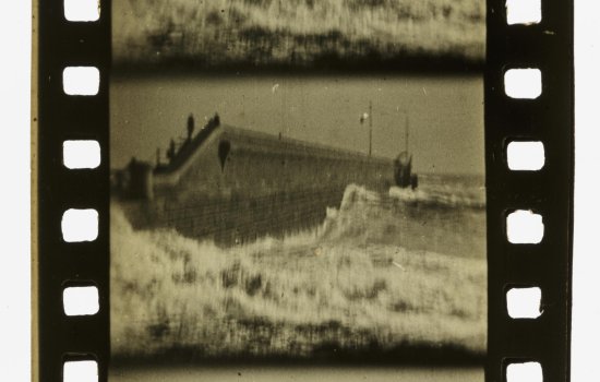 Single 35mm frame from Rough Sea at Dover