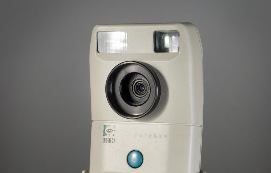 Detail of Logitech Fotoman camera