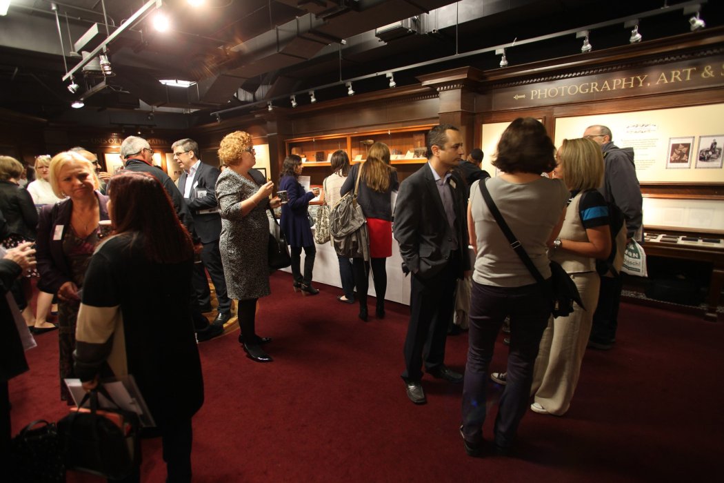 Guests mingling in the Kodak Gallery