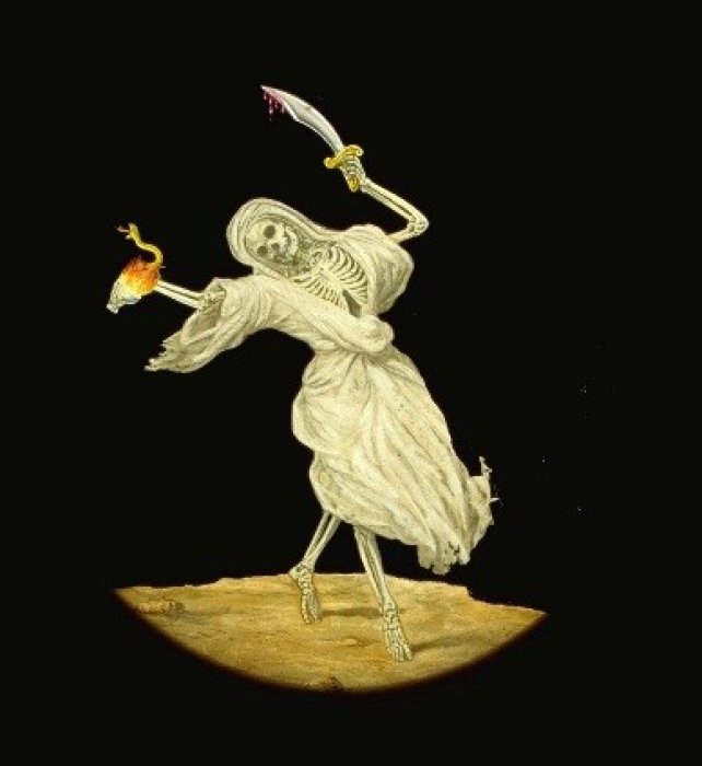 Magic Lantern Slide: Figure of ‘Death’