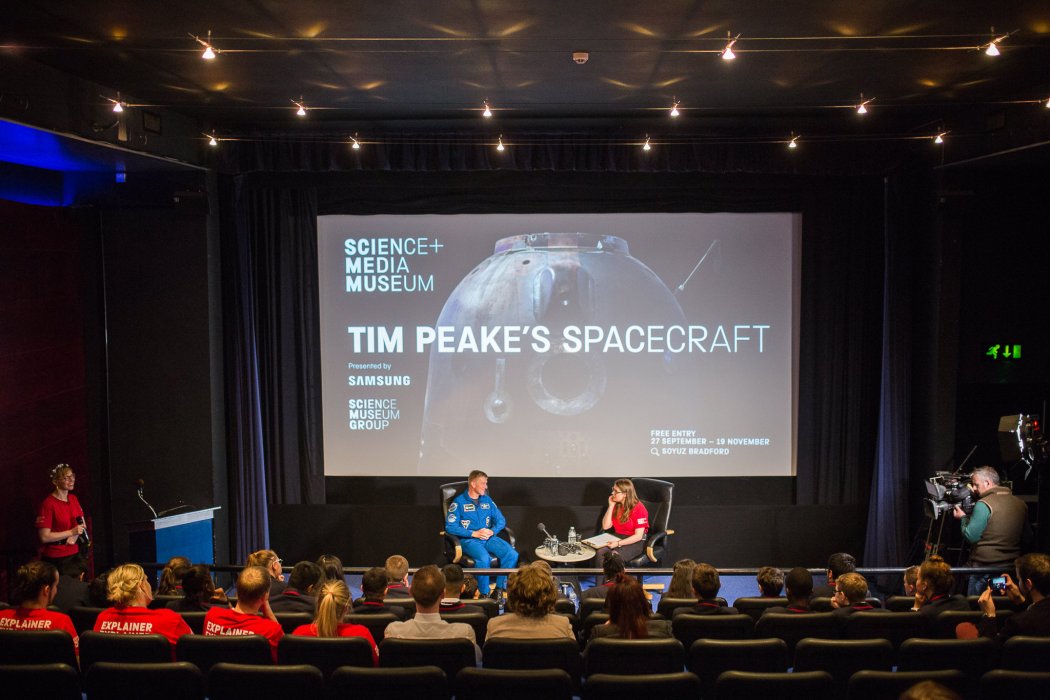 Q&A event with astronaut Tim Peake in Cubby Broccoli Cinema