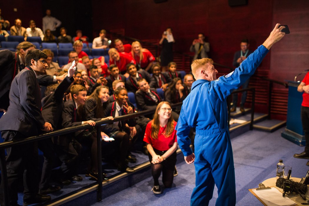 Q&A event with astronaut Tim Peake in Cubby Broccoli Cinema
